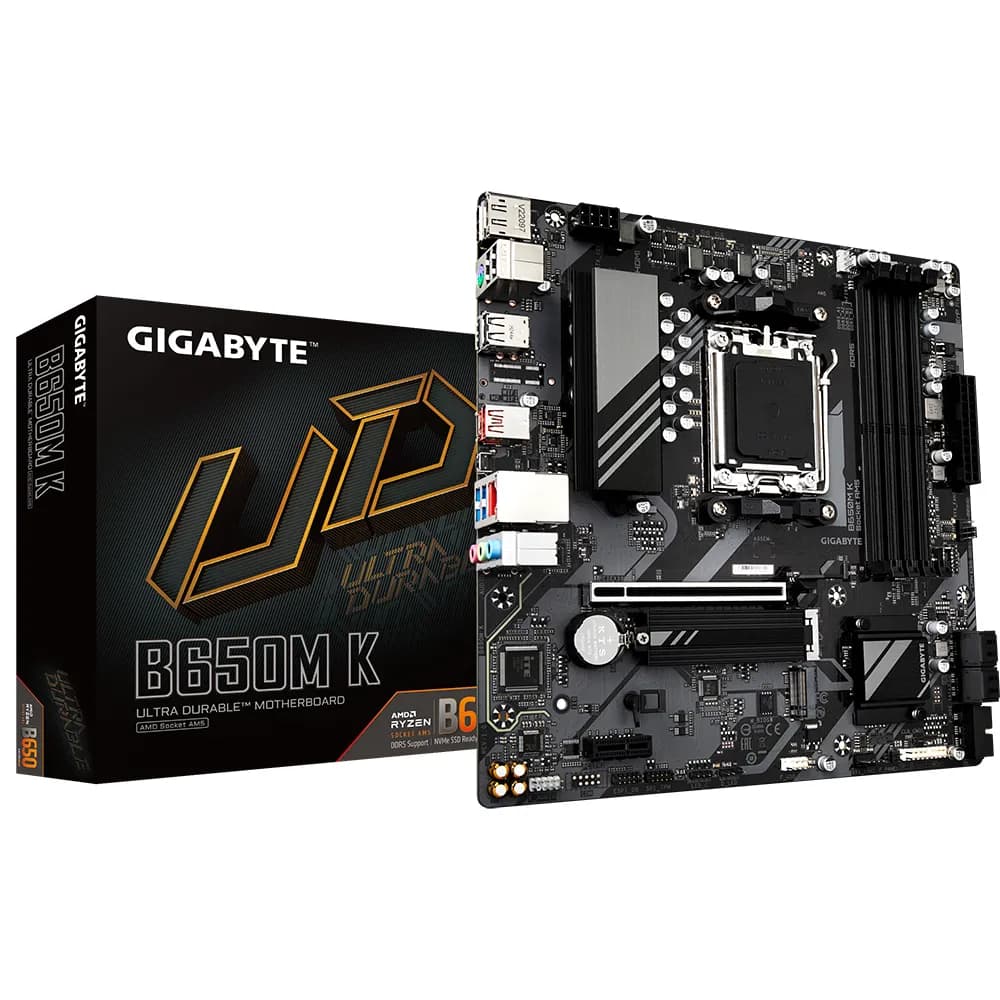 GIGABYTE B650M K placa base AMD B650 Enchufe AM5 Micro ATX 5