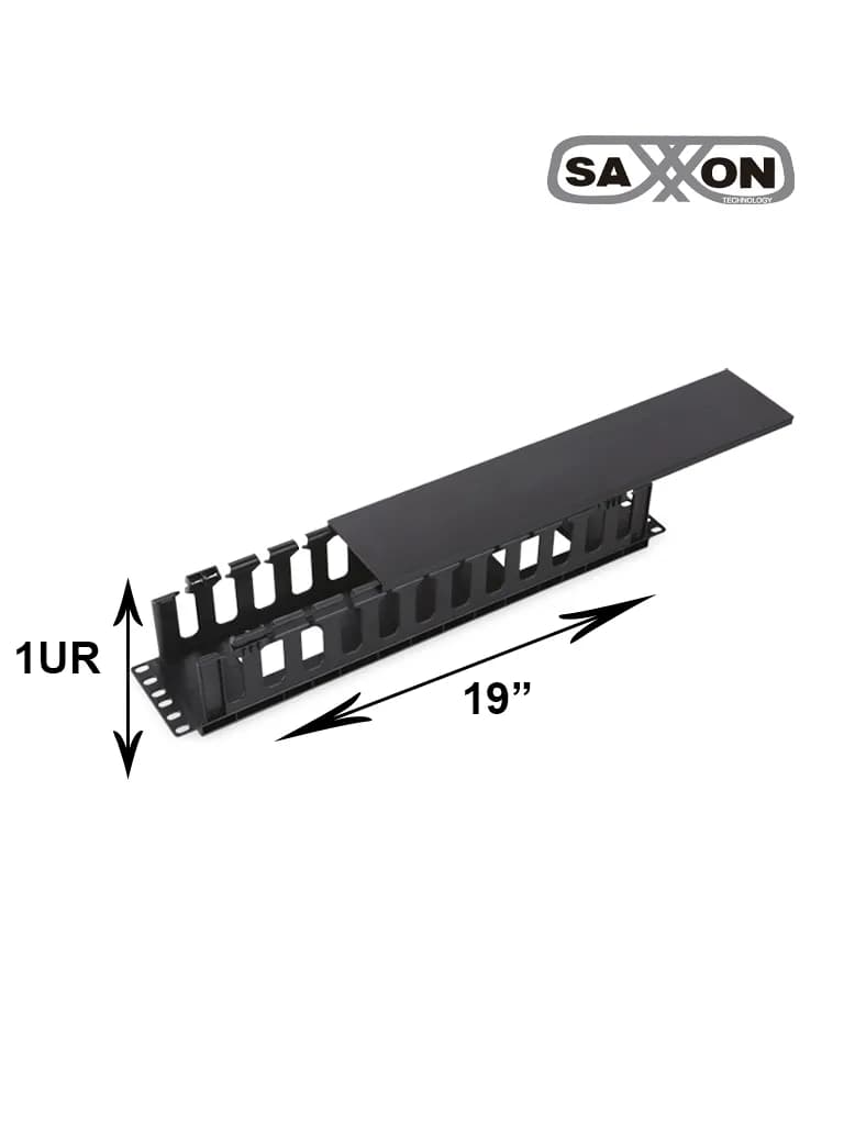 SAXXON J6069 - Organizador de cable horizontal para rack / Un lado / P 2