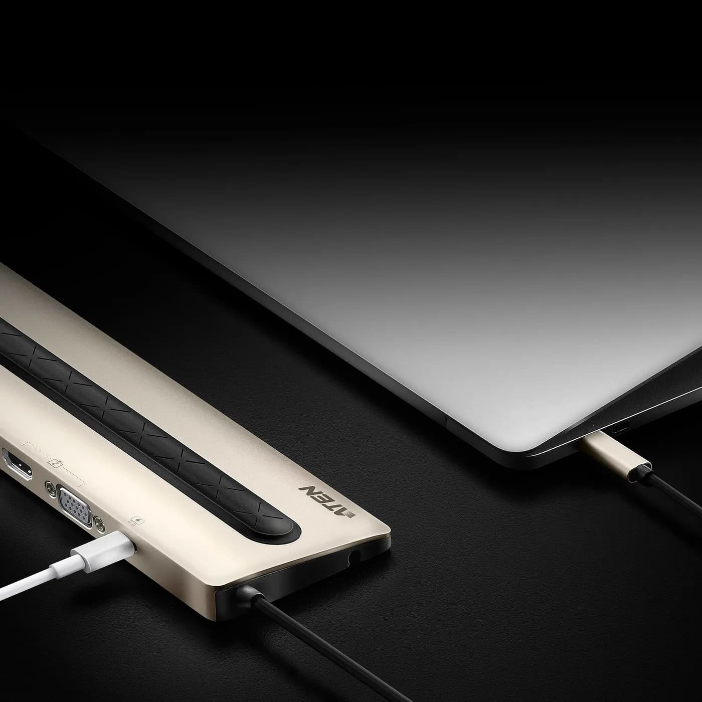ATEN UH3237 base para laptop o replicador de puertos Alámbrico USB 3.2 8