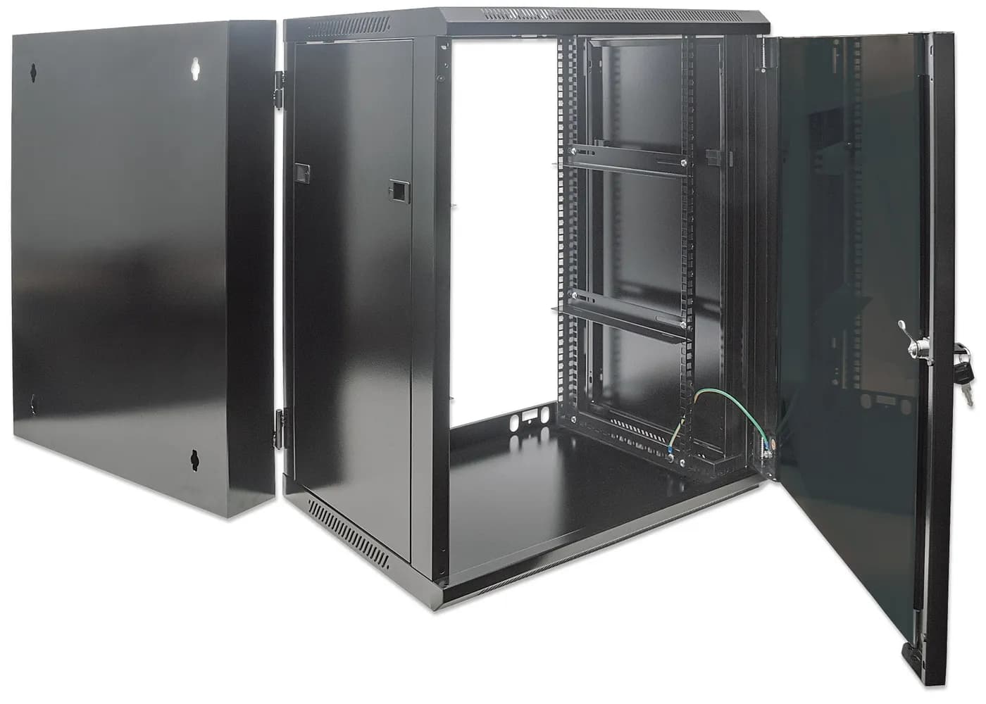 Intellinet 711845 armario rack 9U Bastidor de pared Negro 7