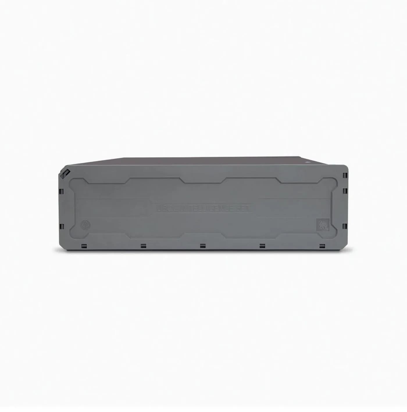 TECHMAKRO CAJA PARA ARCHIVO FORRADO DE PVC, SILVER país de origen Tail 5