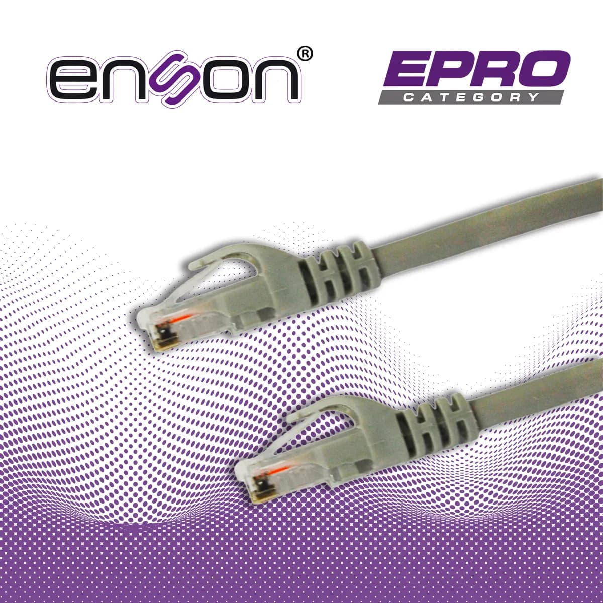 PATCHCORD UTP ENSON P6006G CAT6 60CM GRIS SERIE EPRO 100-II 100 POR CI 5