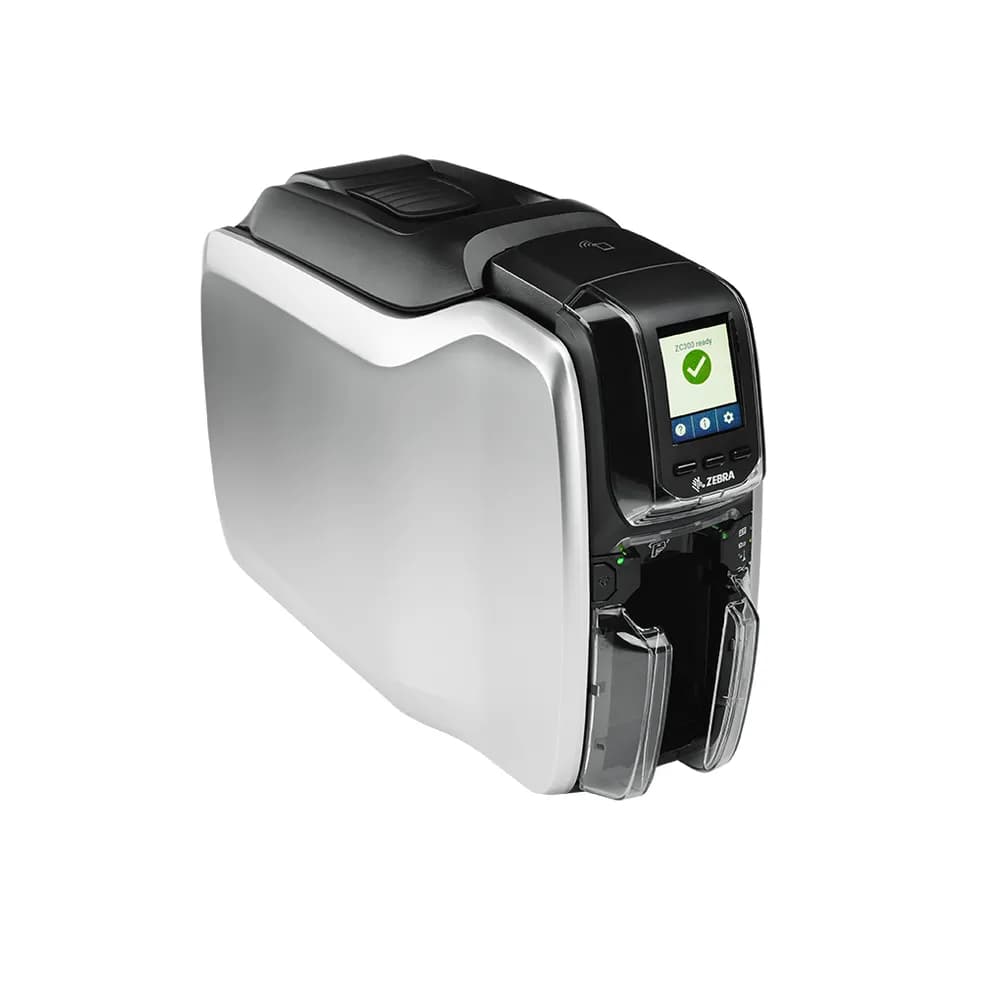 Zebra ZC300 impresora de tarjeta plástica Pintar por sublimación/Trans 3