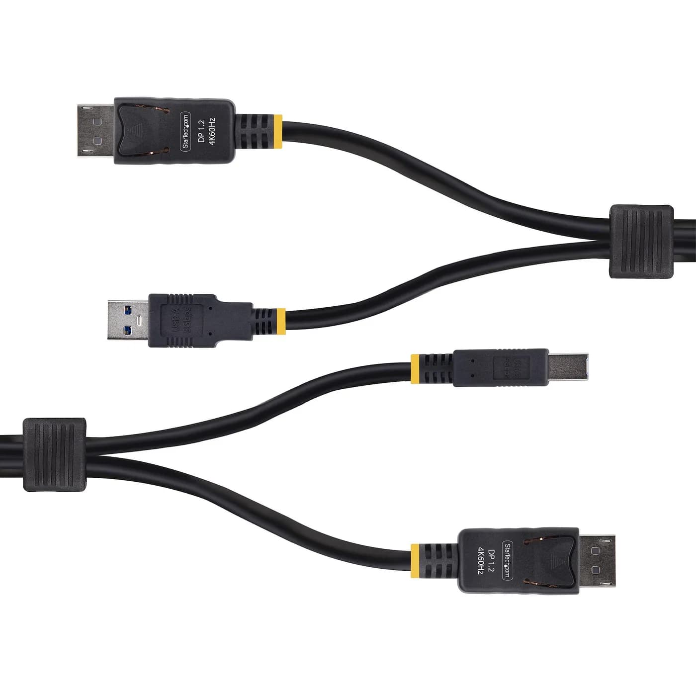 StarTech.com Cable KVM DisplayPort y USB 3.0 5Gbps de 3m - 4K 60Hz - C 3