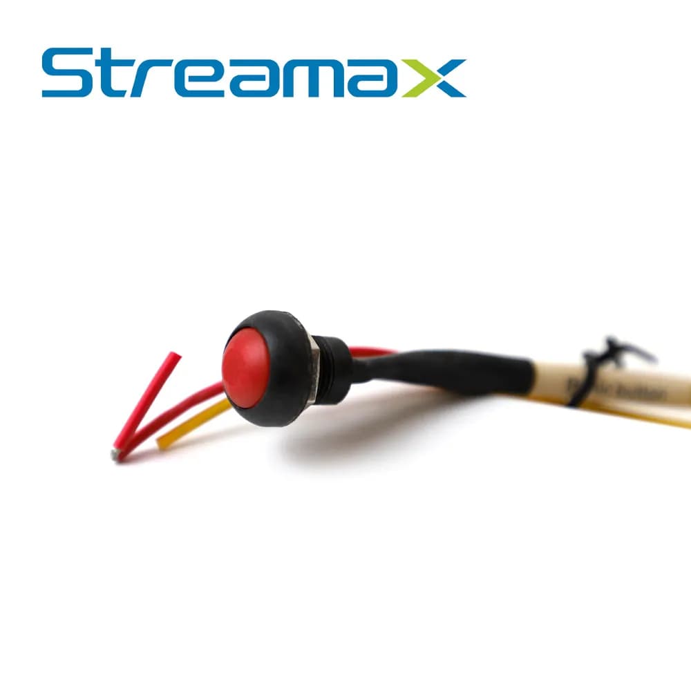 BOTON DE PANICO STREAMAX PANIC BUTTON / CABLEADO / USO EN CASO DE EMER 3