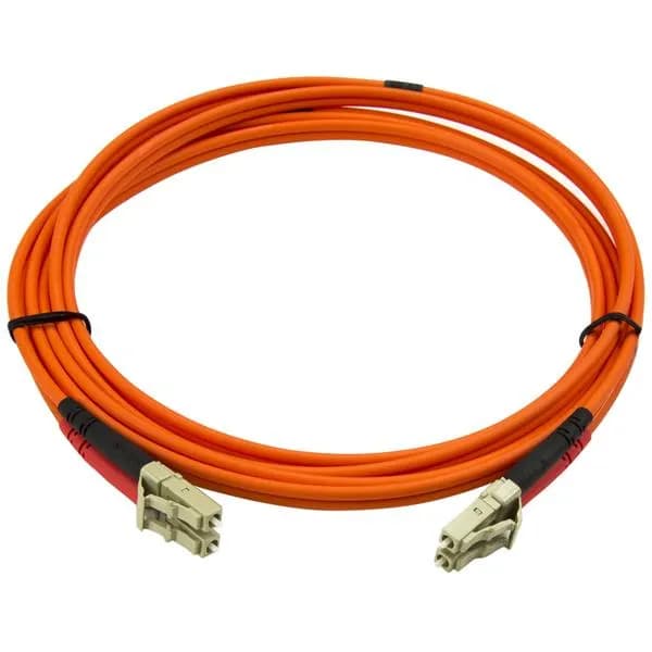 StarTech.com Cable 2m Red Multimodo Dúplex Fibra Óptica LC-LC 50/125 - 2