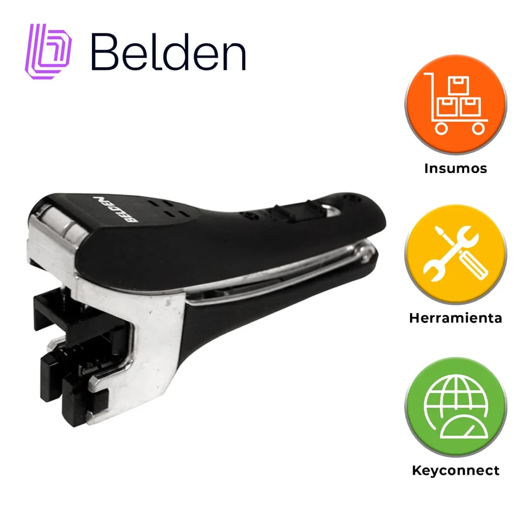 HERRAMIENTA DE TERMINO RAPIDO KEYCONNECT BELDEN AX105566 / INTERIOR /  6
