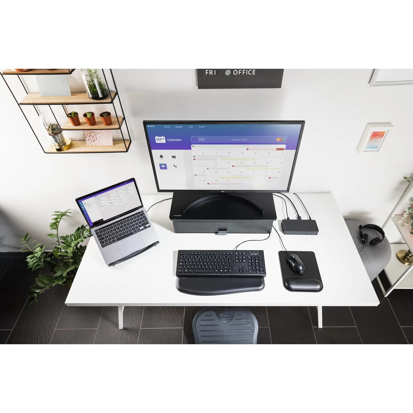 Kensington Reposamuñecas ErgoSoft™ para teclados estándar 14