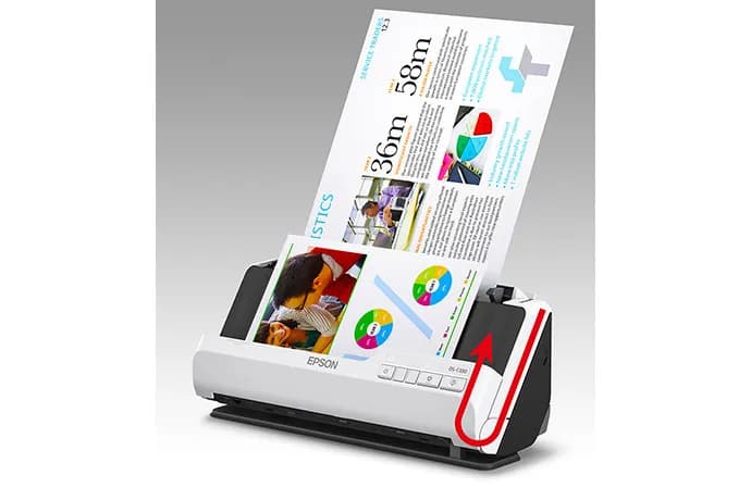 Epson DS-C330 Escáner alimentado con hojas Negro, Gris 9