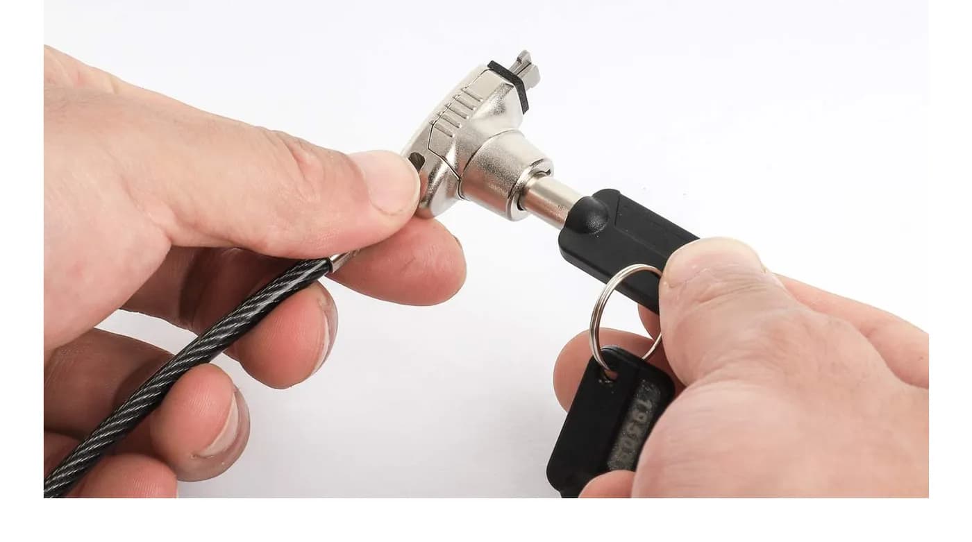 Manhattan Candado de seguridad Nano para laptop, con llave Candado ant 5