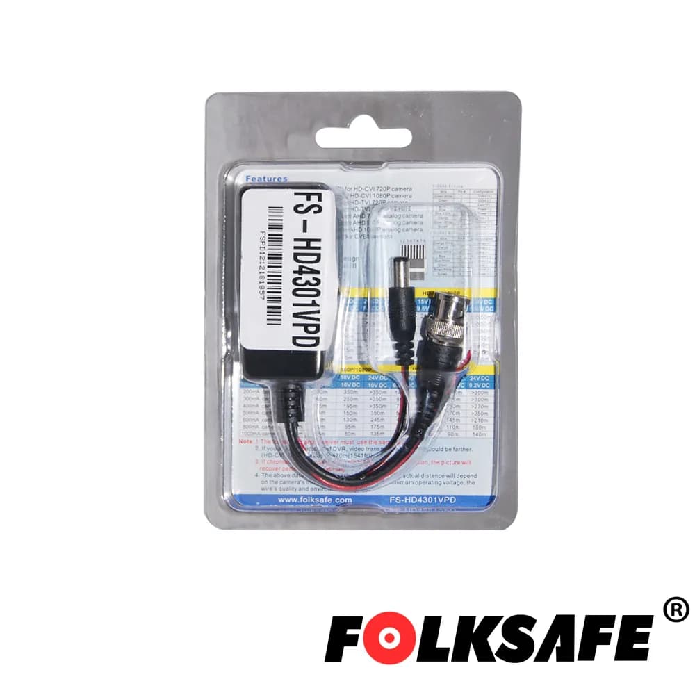 TRANSCEPTOR HD FOLKSAFE, TRANSMISOR/RECEPTOR DE VIDEO, DATOS(PTZ) Y VO 2