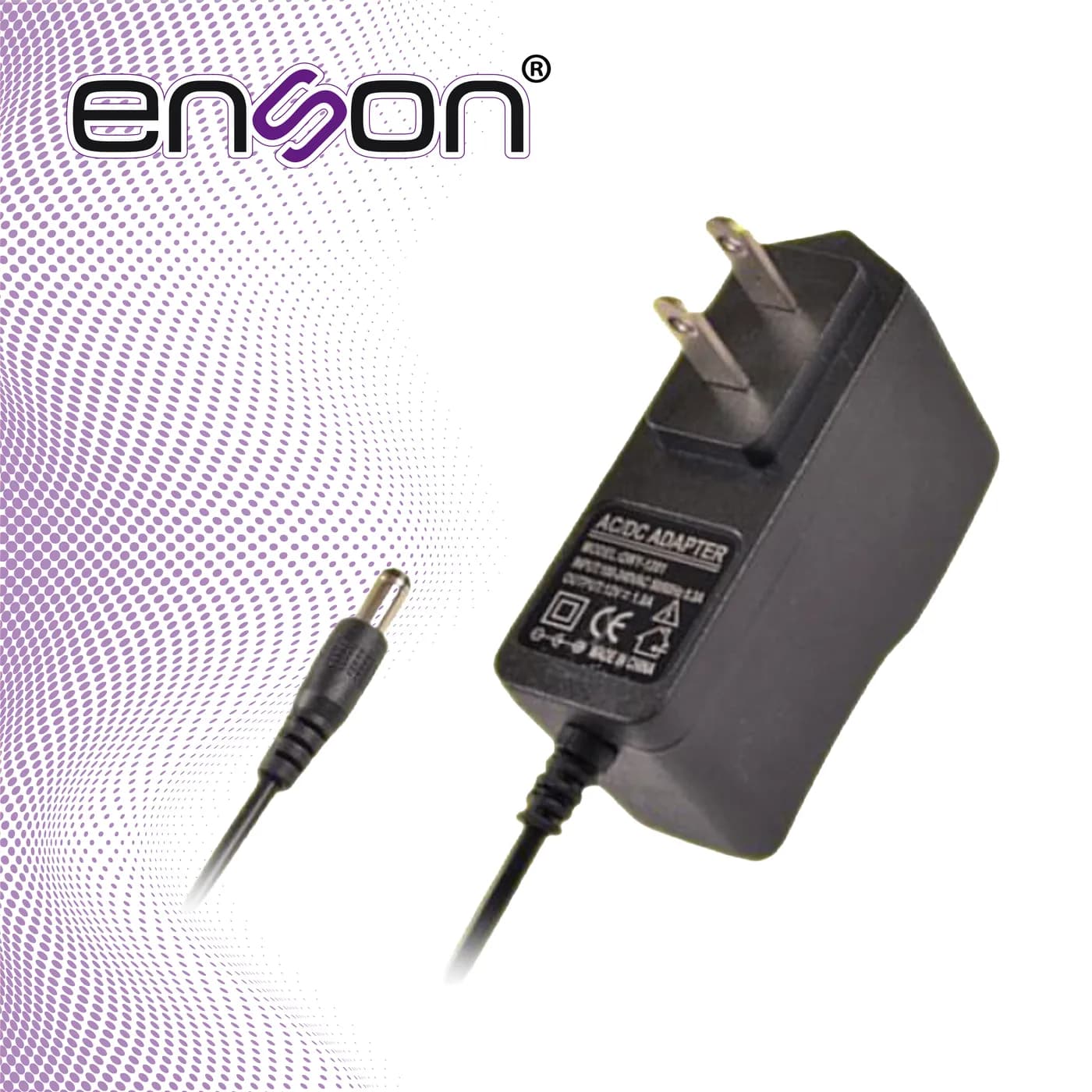 FUENTE DE PODER ENSON ENS- PSW1210 12VDC 1A ENTRADA 110VAC PARA CAMARA 4