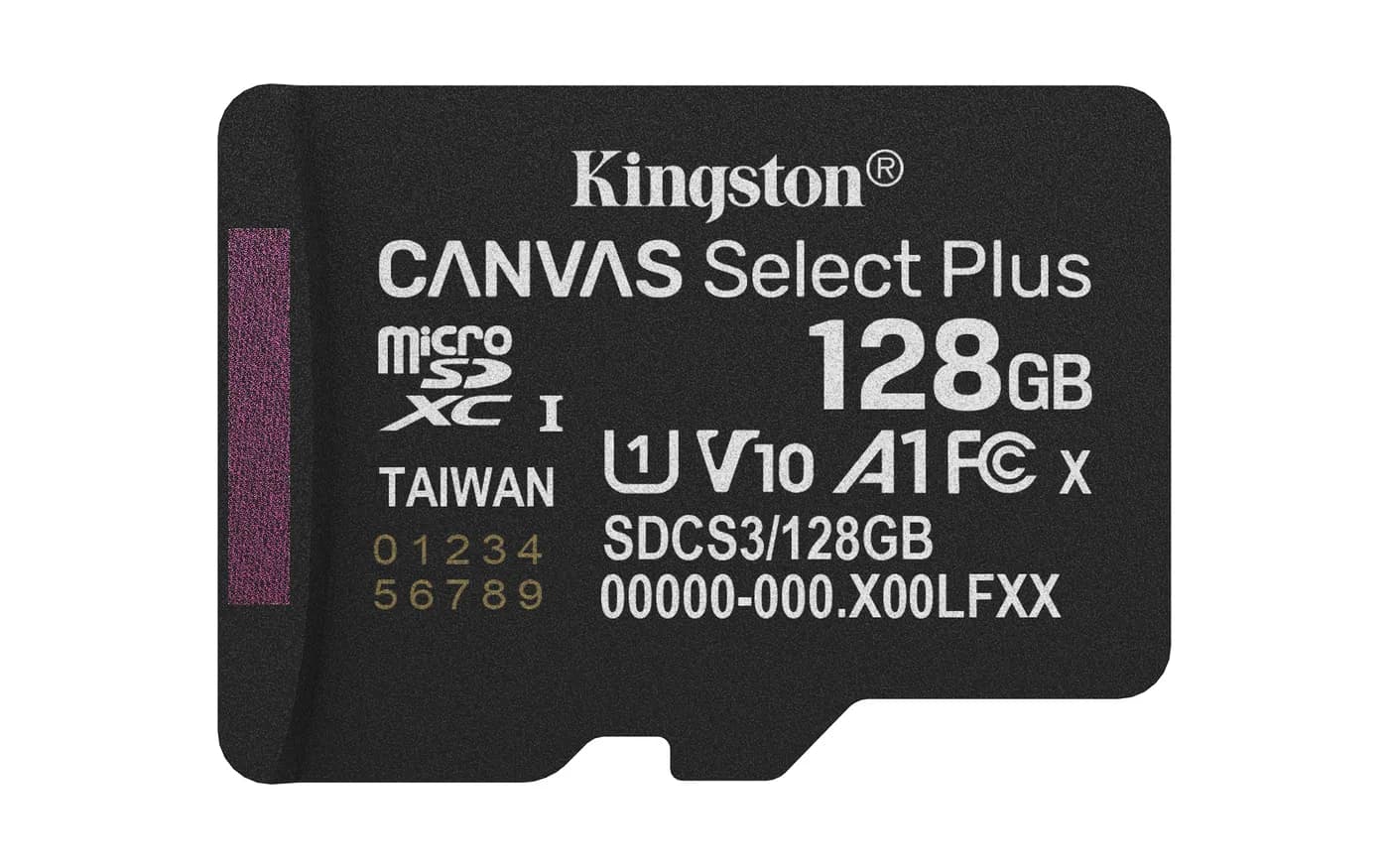 Memoria Flash Kingston Canvas Select Plus, 128GB MicroSD UHS-I Clase 1 3
