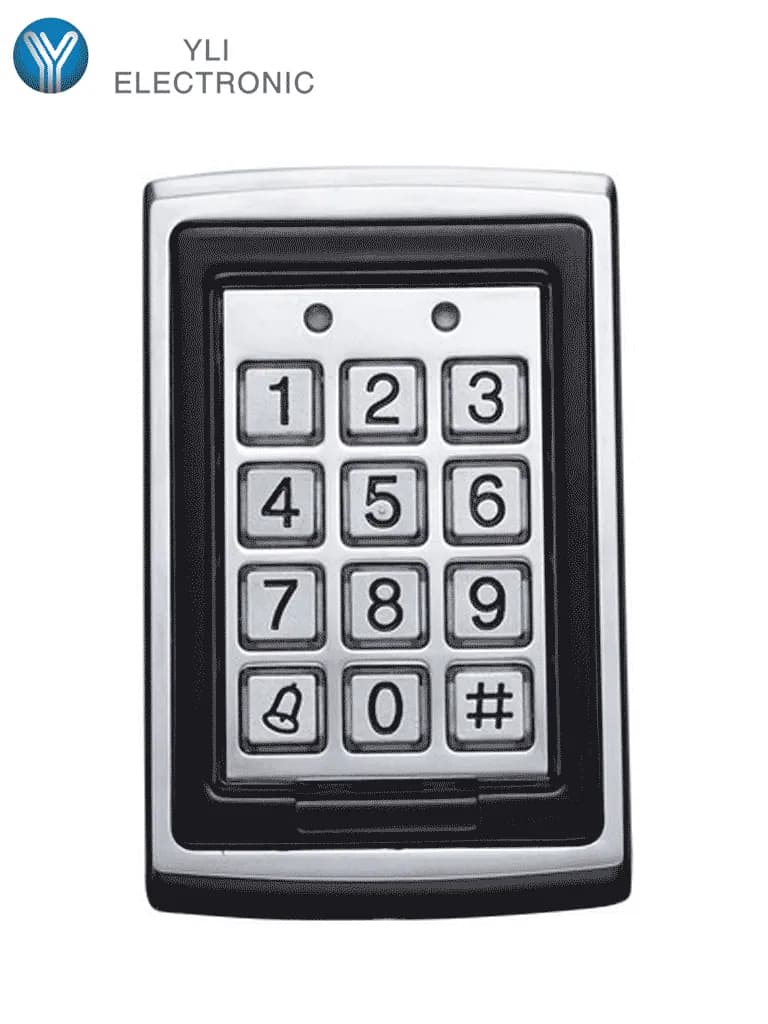 YLI YK568L - Teclado para Control de Acceso / Salidas  NC y NO / Exter 2