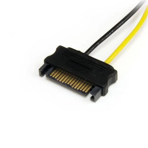 StarTech.com Cable Adaptador 15cm Alimentación SATA a Conector 6 Pines 2