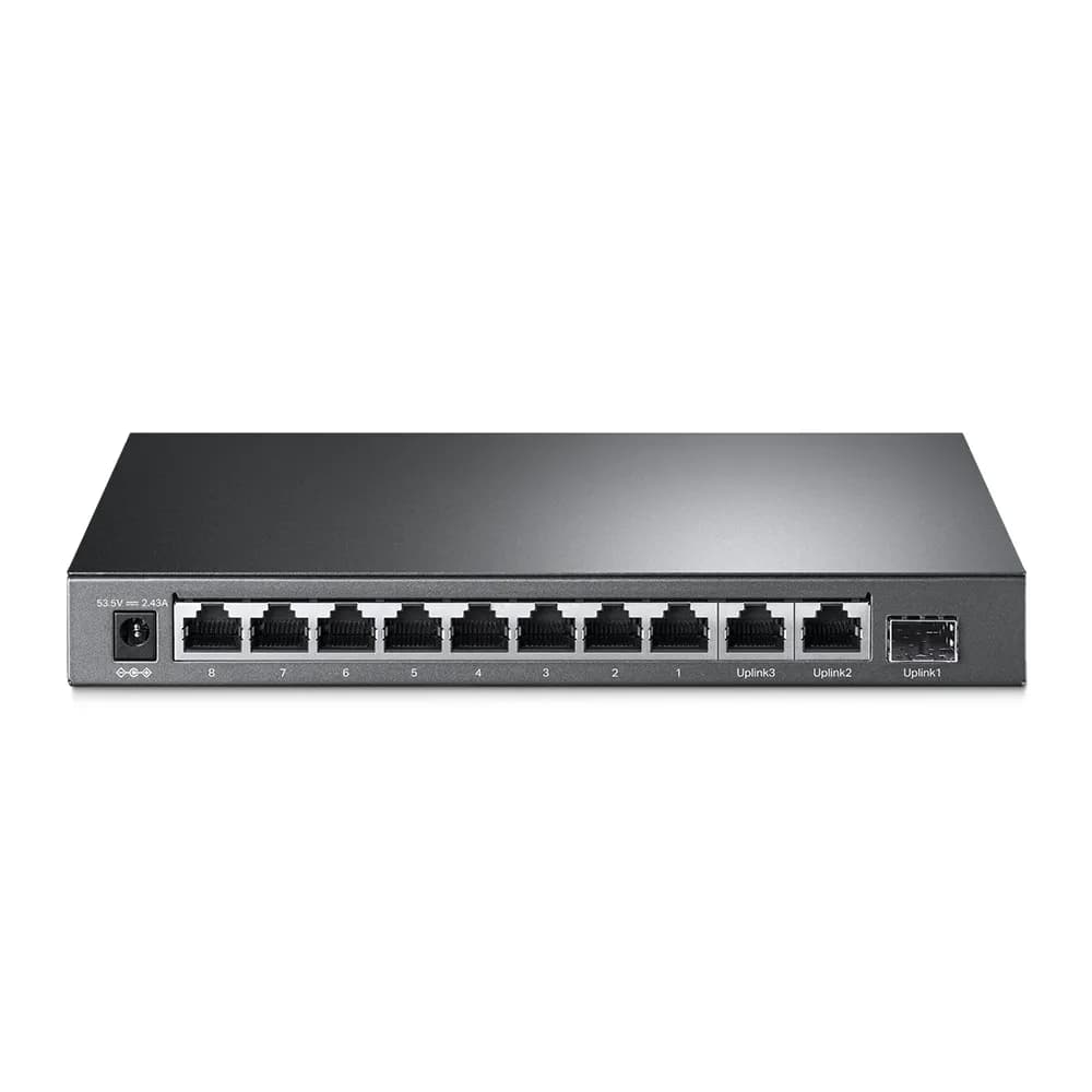 Switch PoE+ No Administrable de Escritorio / 11 Puertos / 8x PoE+ 10/1 3