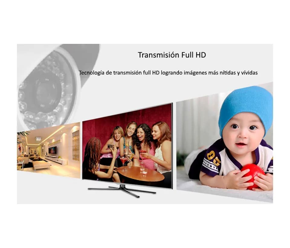 SAXXON LKV372PRO- Kit extensor de video HDMI/ Resolucion 1080p/ CAT 6/ 4