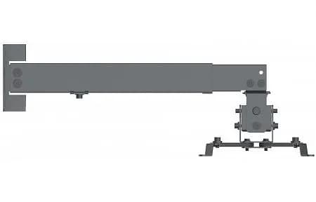 Manhattan 461207 montaje para proyector Techo/pared Negro 2