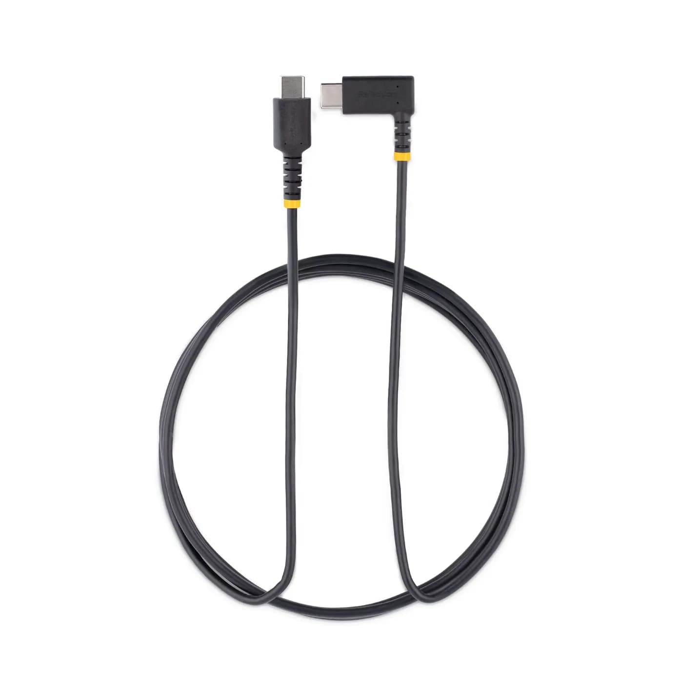 StarTech.com Cable 2m USB C Acodado - en Ángulo Recto - PD 60W - 3A -  7