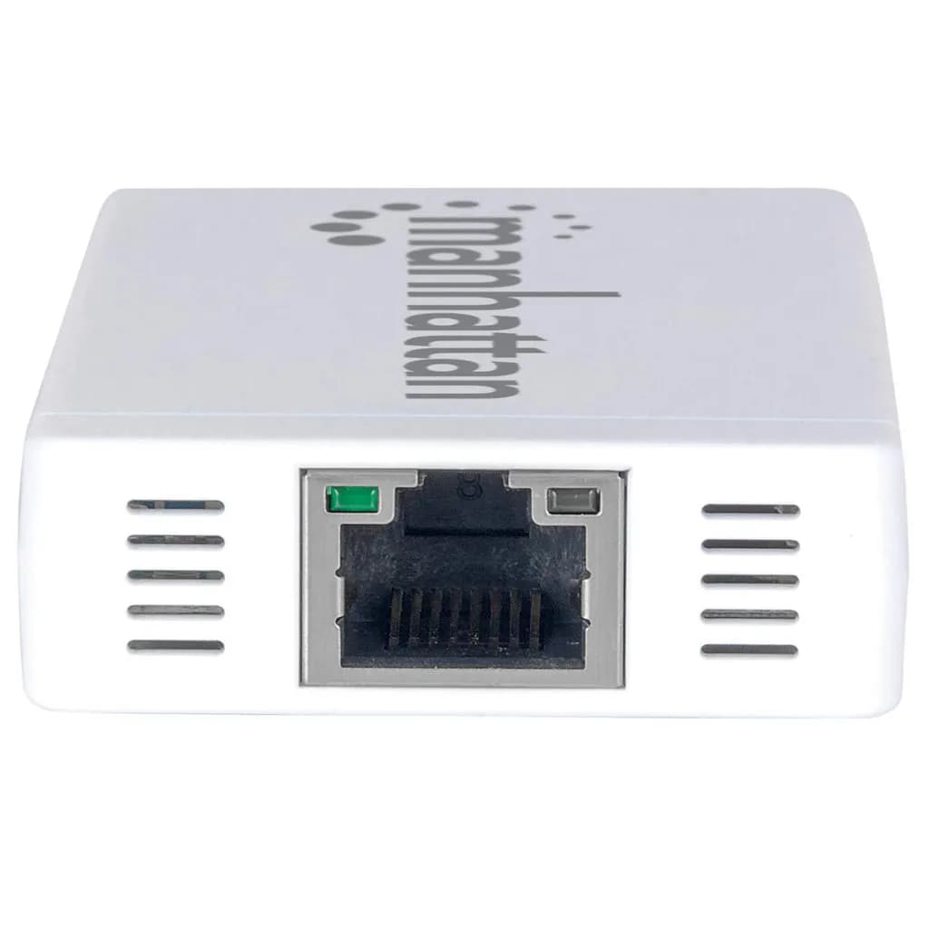 Manhattan Hub de 3 puertos USB 3.0 con Adaptador Gigabit Ethernet 7