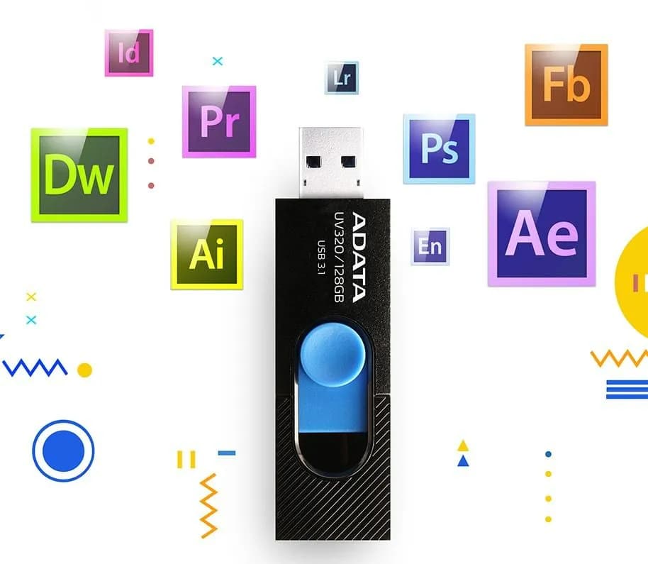 ADATA UV320 unidad flash USB 128 GB USB tipo A 3.2 Gen 1 (3.1 Gen 1) N 4