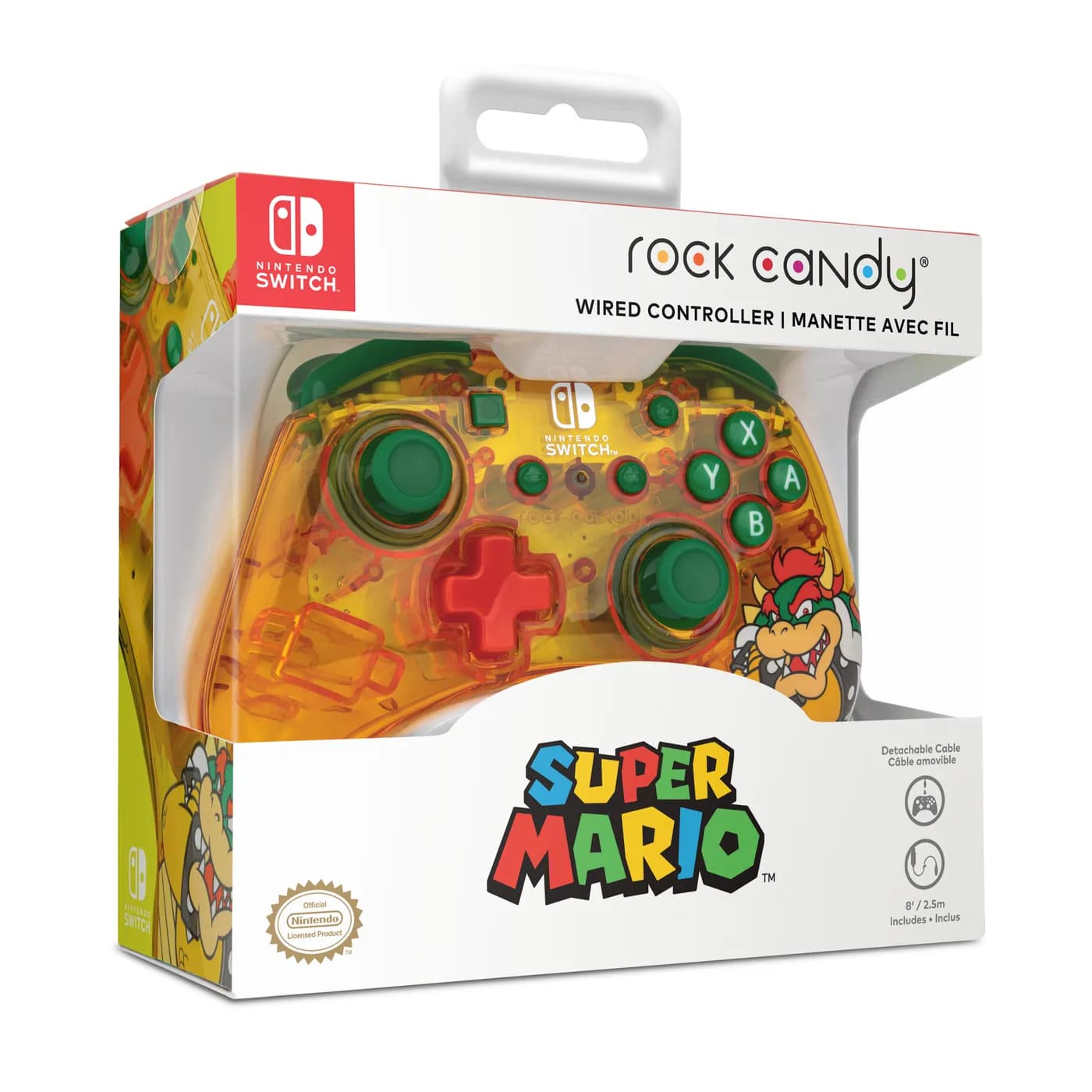 PDP Rock Candy: Lemon Bomb Bowser Verde, Translúcido, Amarillo USB Gam 6