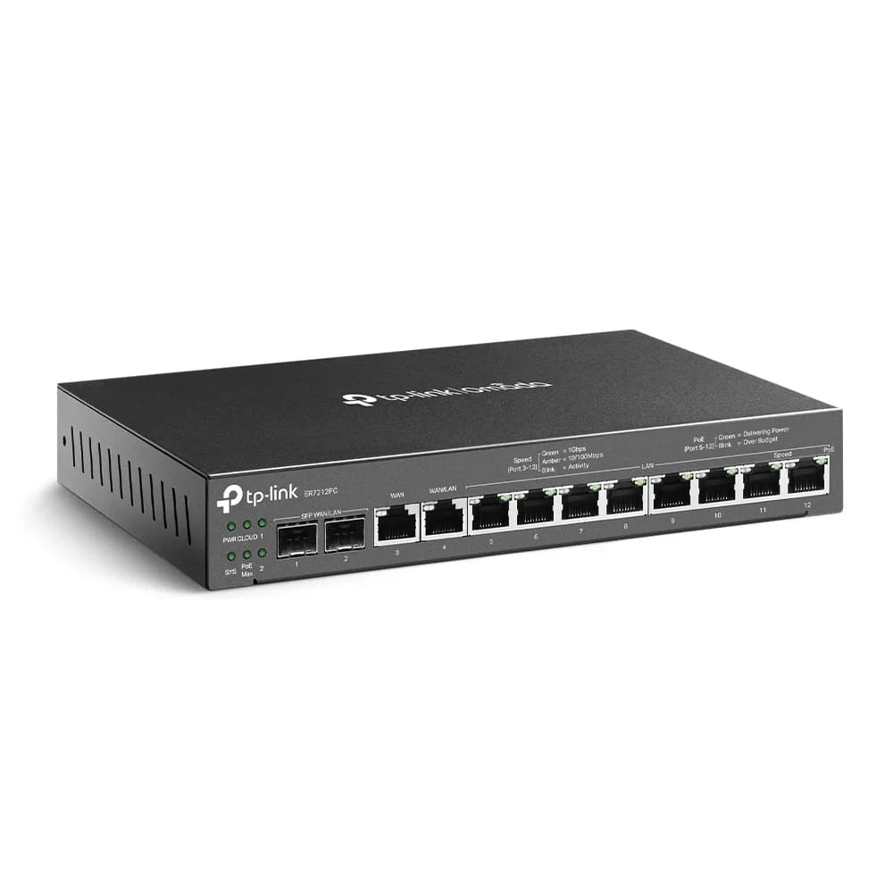 TP-Link Omada ER7212PC enrutador Gigabit Ethernet Negro 2