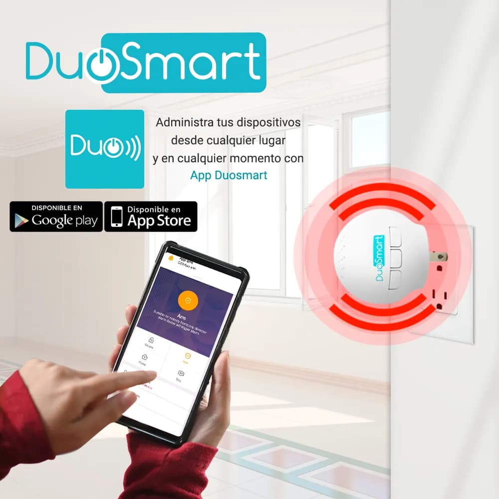 KIT ALARMA INALAMBRICA DUOSMART C20 COMUNICACION DUAL WIFI 2.4 GHZ RF  4