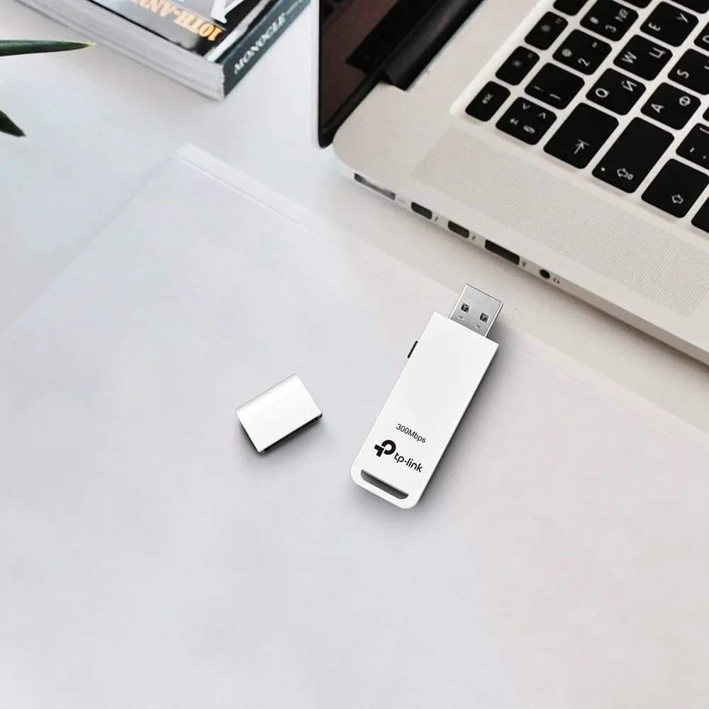 Adaptador USB Wi-Fi / 300 Mbps / 2.4 GHz / MIMO 2x2 / USB 2.0 / WPS 5