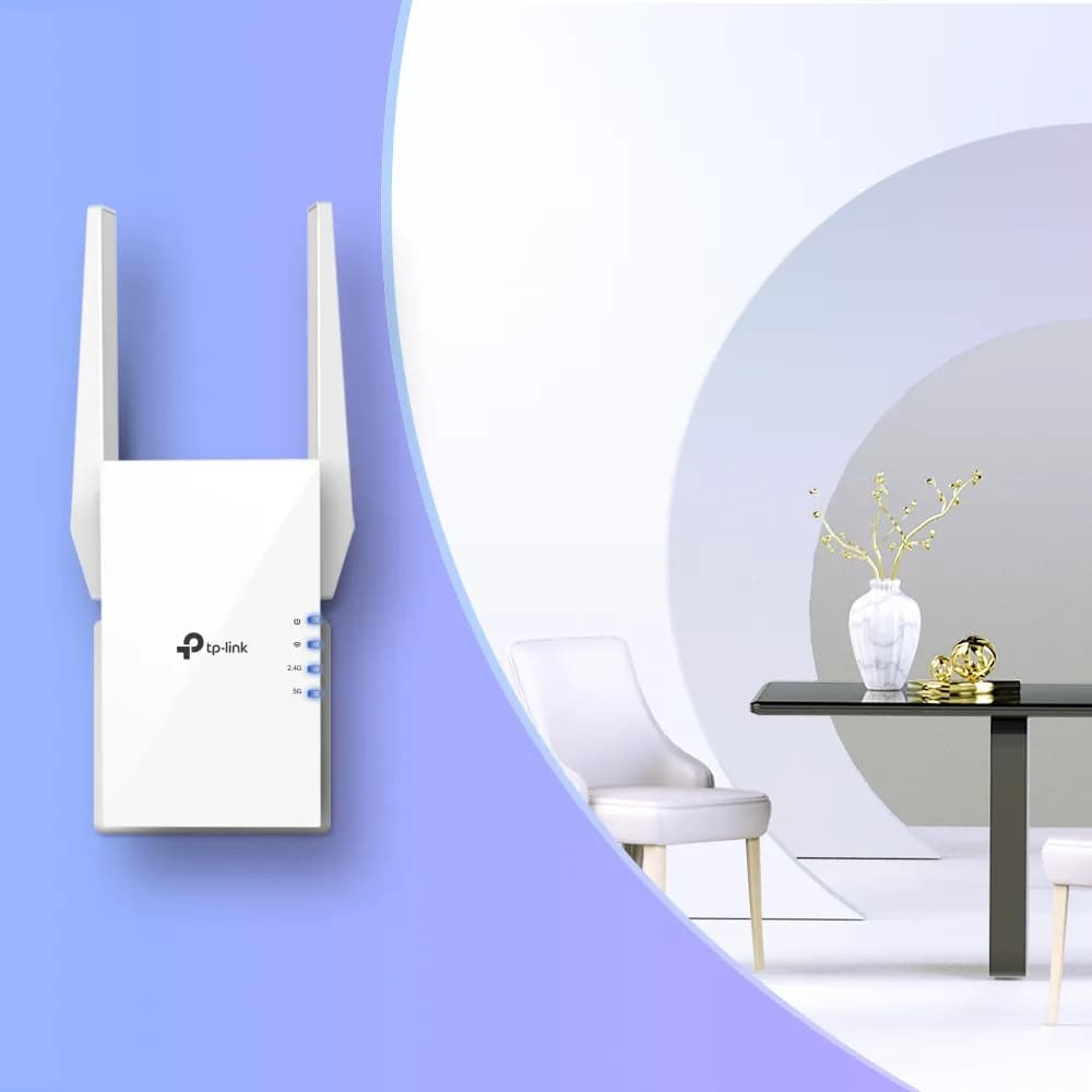 Extensor de Cobertura WiFi 6 / AX1500 / Doble Banda 2.4 y 5 GHz / Puer 5