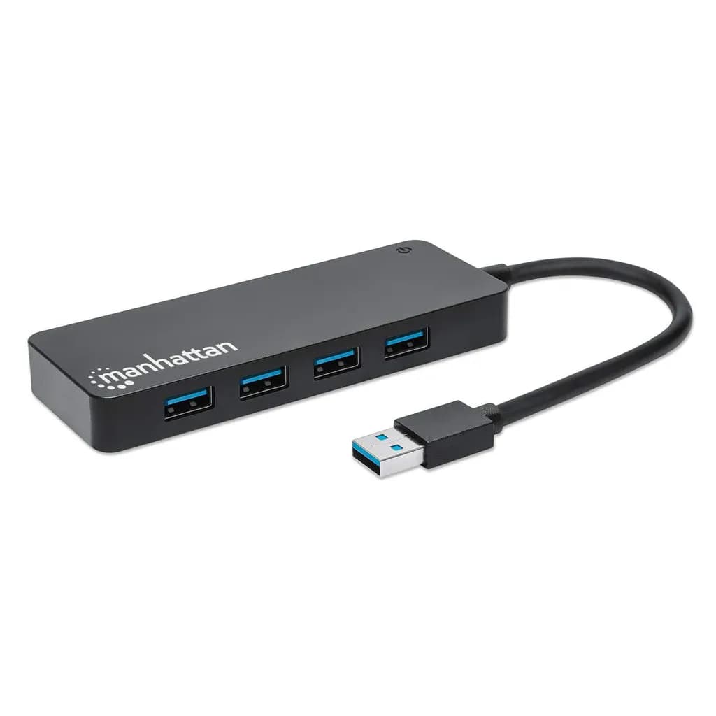 Manhattan Hub USB 3.2 Gen 1 de 4 puertos USB-A 2