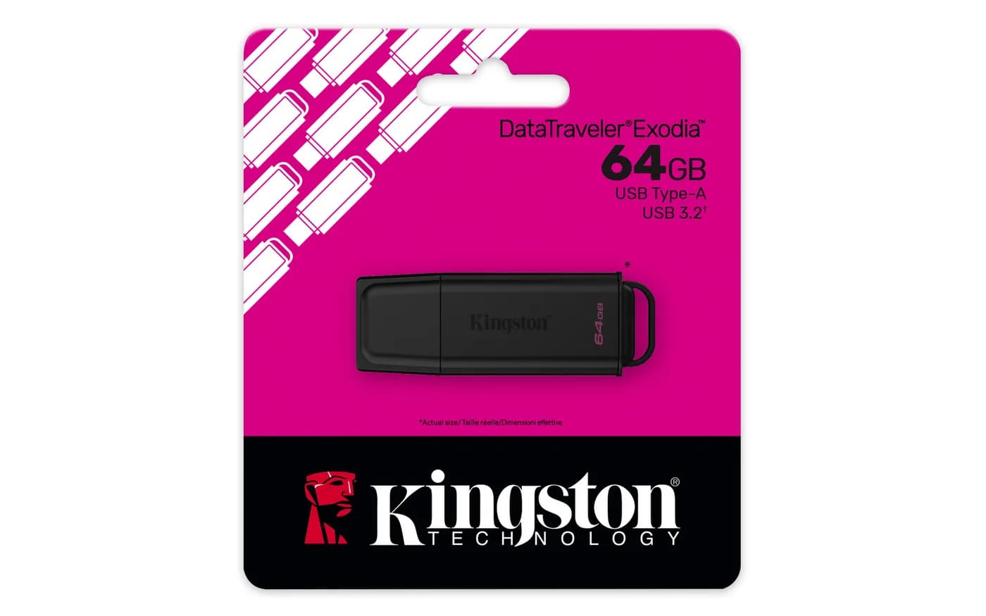 Kingston Technology DataTraveler Exodia unidad flash USB 64 GB USB tip 5