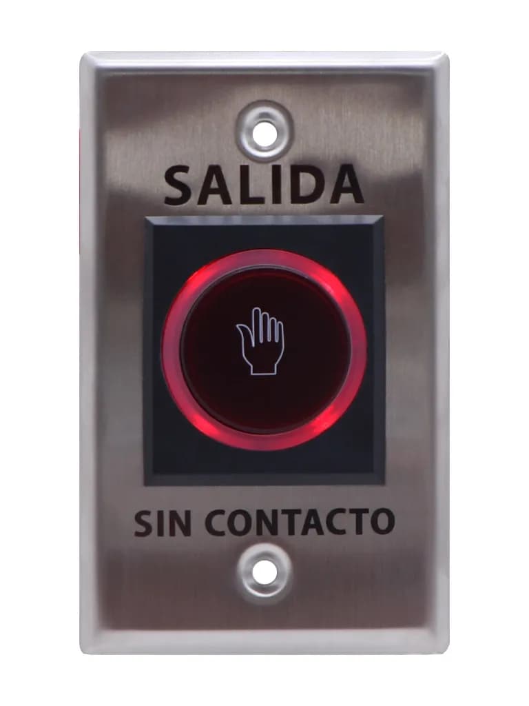 BOTON SALIDA SIN CONTACTO ZKTECO RANGO DETECCION HASTA 10CM K1-1(TLEB1 3