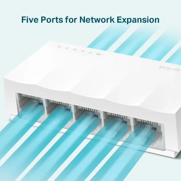 SWITCH DE ESCRITORIO TP-LINK LS1005 DE 5 PUERTOS A 10/100 MBPS 3