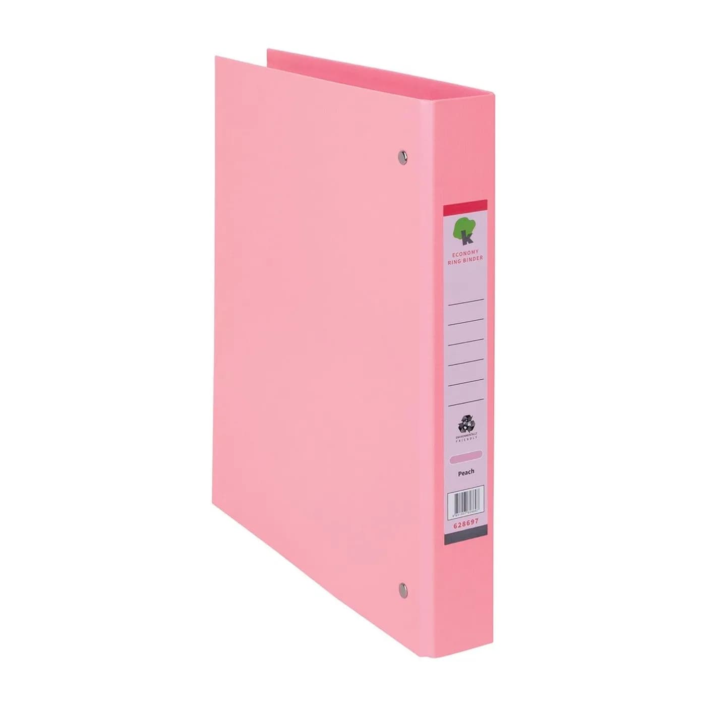 TECHMAKRO CARPETA 1 IN PARA ARCHIVO DE CARTON FORRADO DE PVC, PEACH pa 2