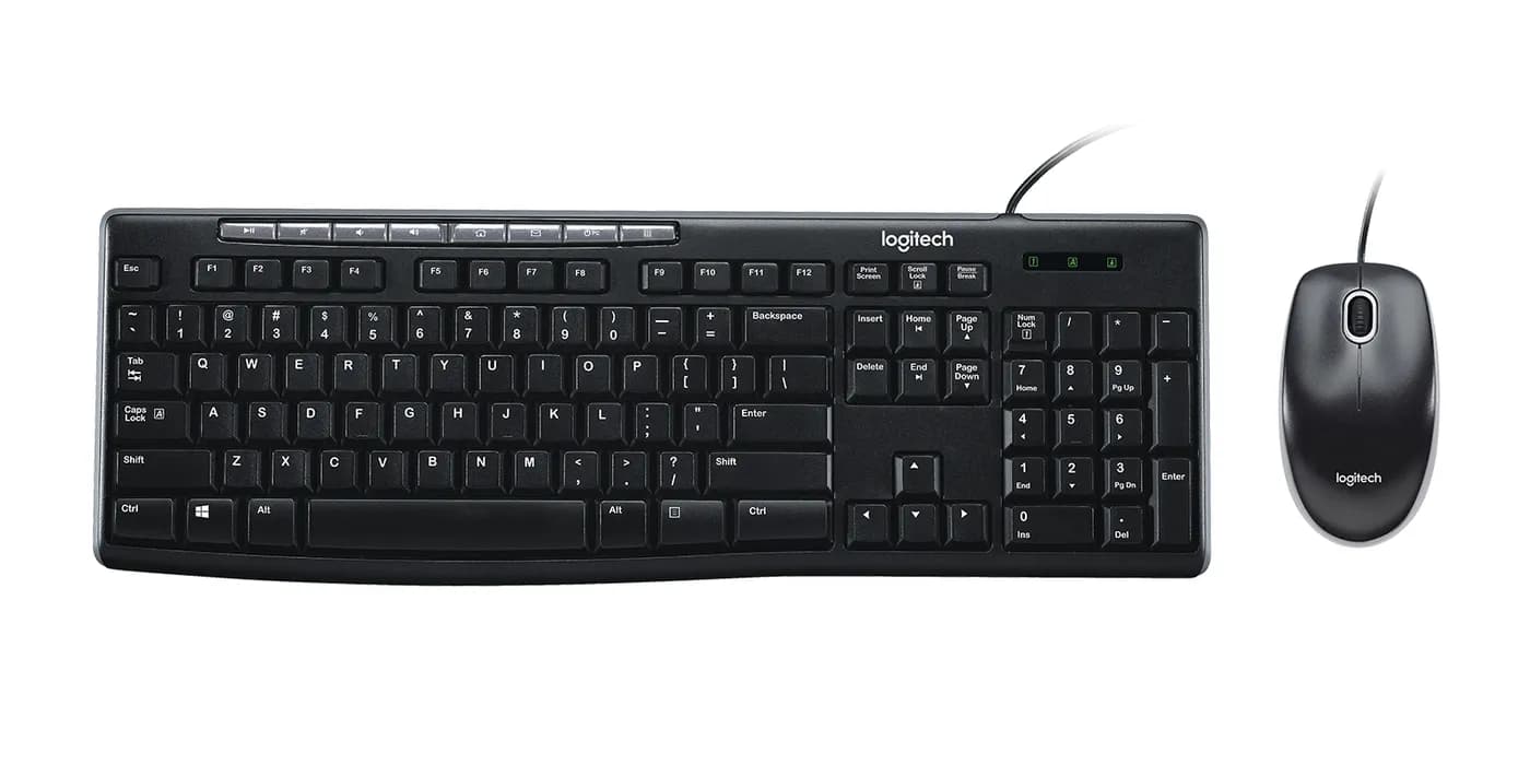 KIT LOGITECH TECLADO/MOUSE MK200 CABLEADO MULTIMEDIA 6