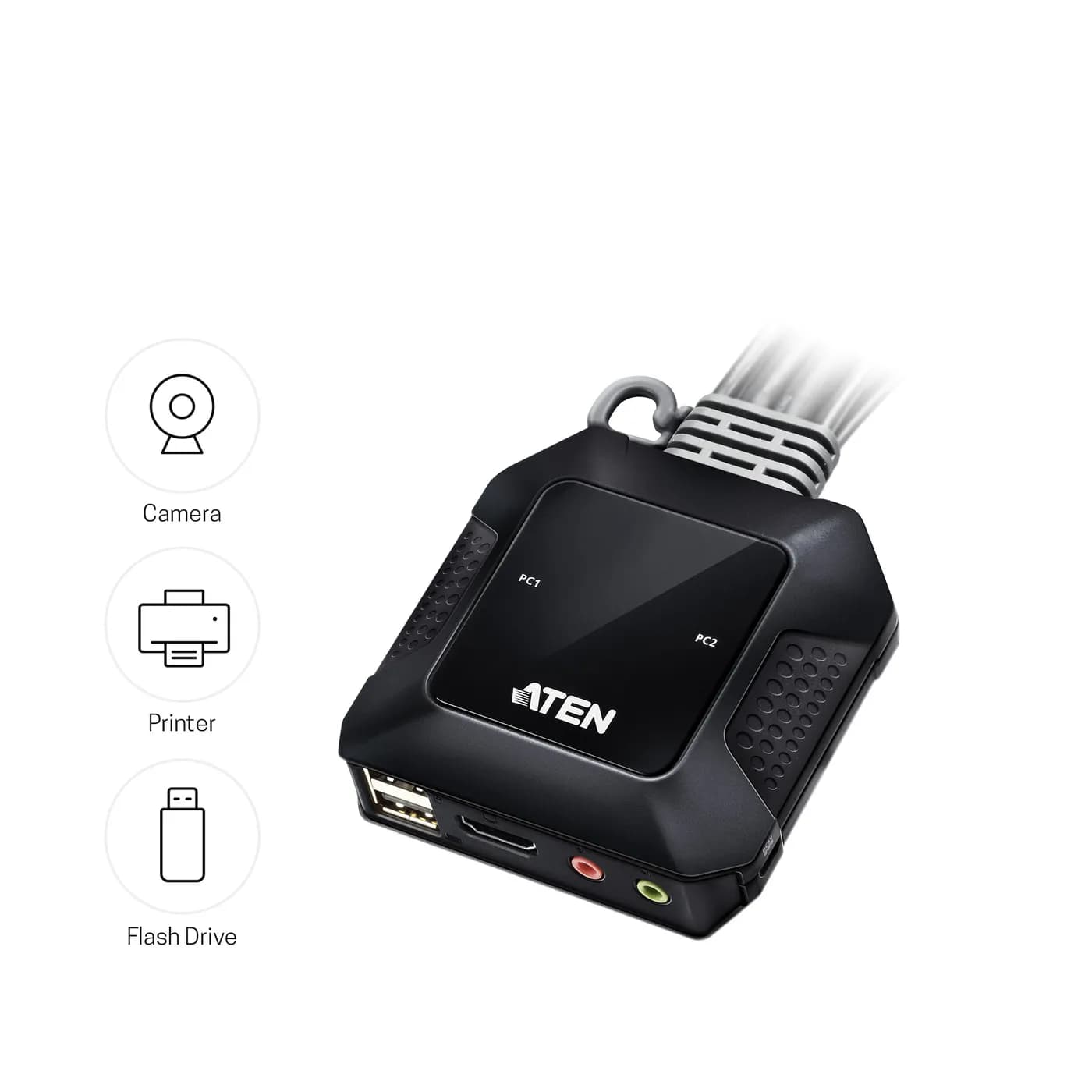 Conmutador KVM / 2 Puertos / HDMI 4K 60 Hz / DCI 4096x2160 / HDCP 2.2  6