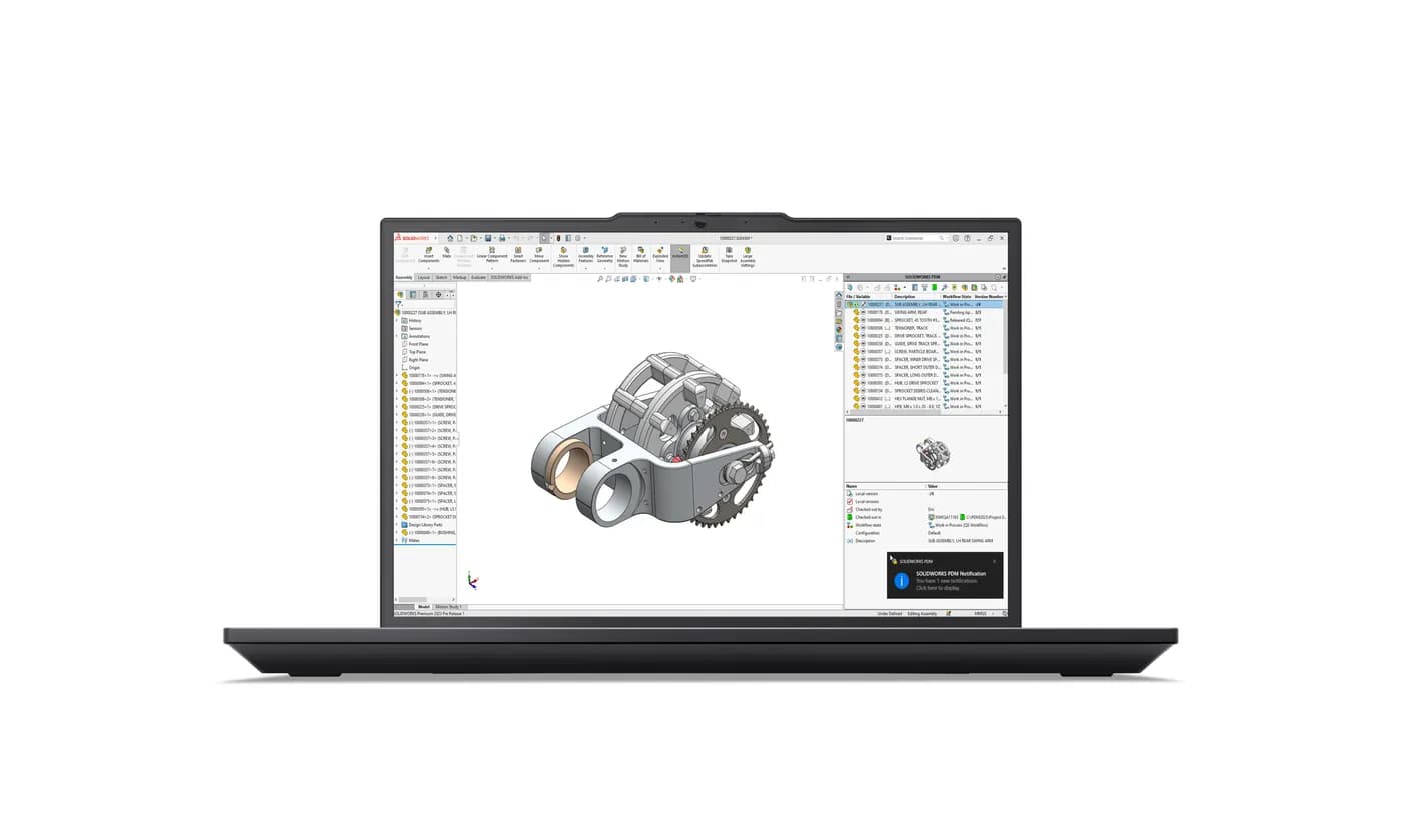 Lenovo ThinkPad P16v Gen 3 (Intel) Intel Core Ultra 9 285H Estación de 3