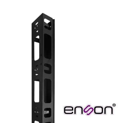 ORGANIZADOR VERTICAL ENSON ENS-VM42 PARA RACK DE 42UR CON VENTANAS DE  3