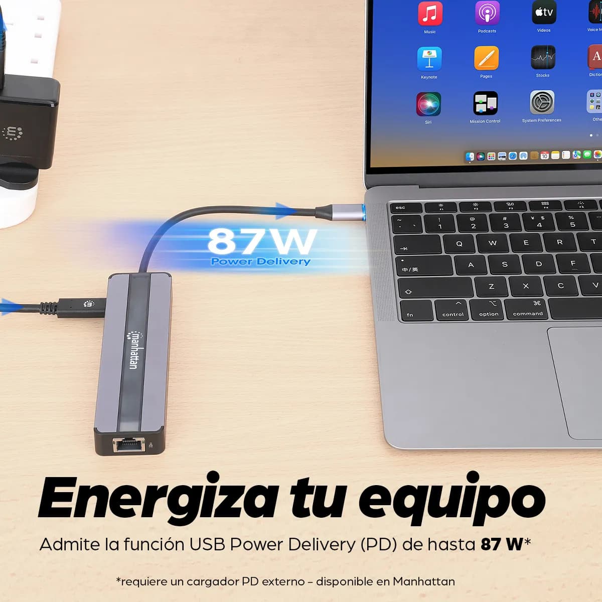 Manhattan 153928 base para laptop o replicador de puertos Alámbrico US 13