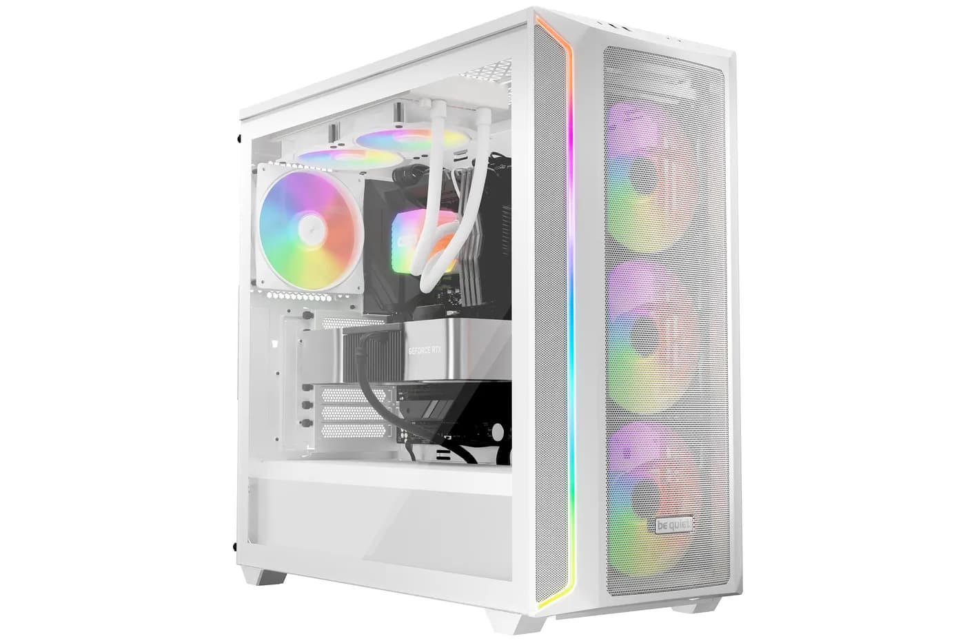 be quiet! LIGHT WINGS LX 140mm PWM High Speed 3-Pack White Gabinete de 2