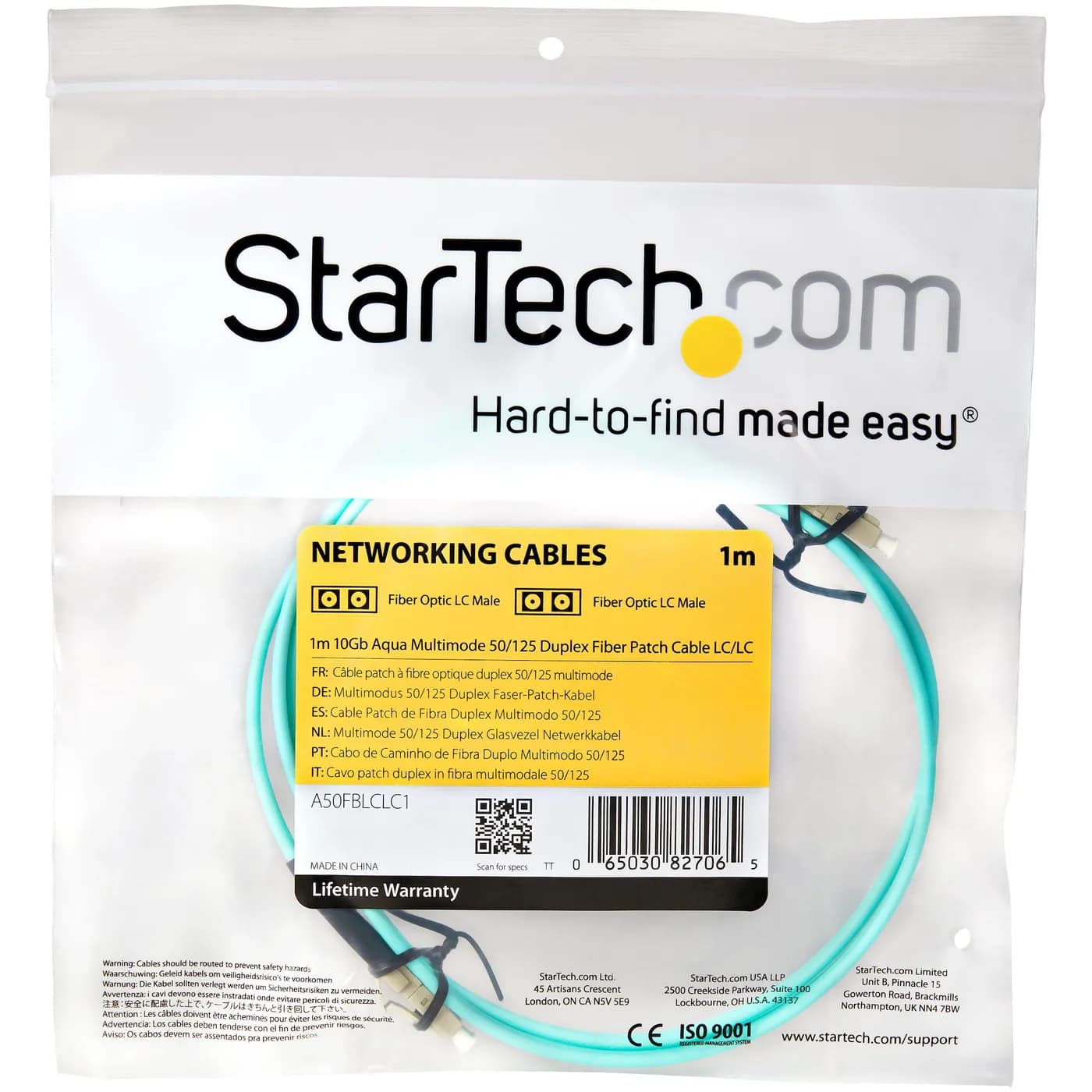 StarTech.com Cable de 1m de Fibra Óptica Multimodo OM3 LC a LC UPC - F 4