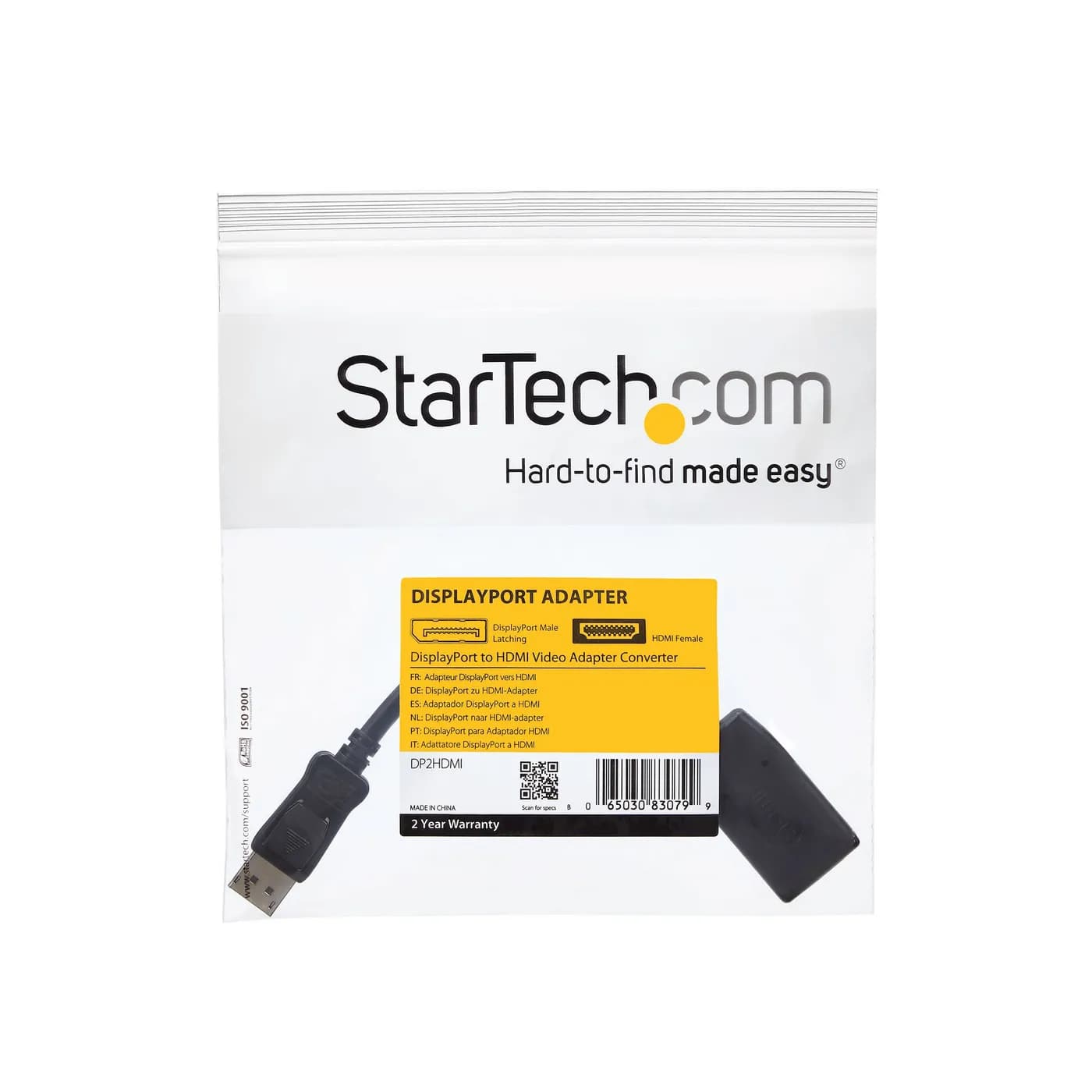 StarTech.com Adaptador de Video DisplayPort a HDMI - Convertidor DP -  6