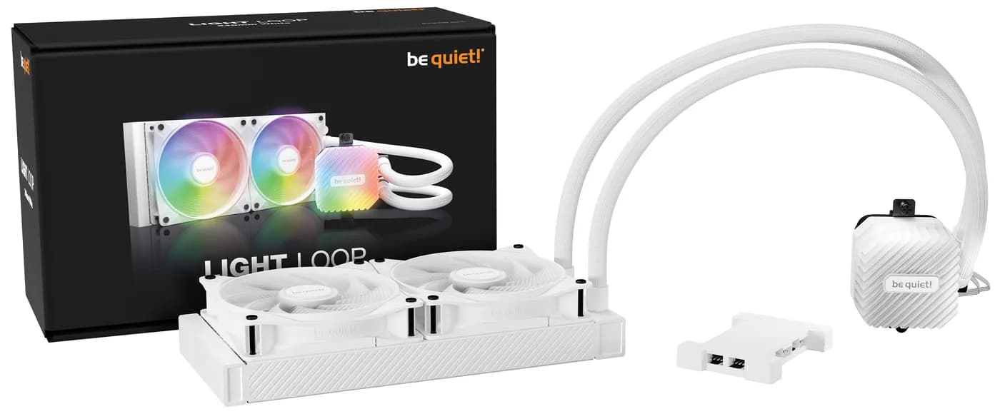 be quiet! LIGHT LOOP 240mm White Procesador Refrigerador de líquidos t 4