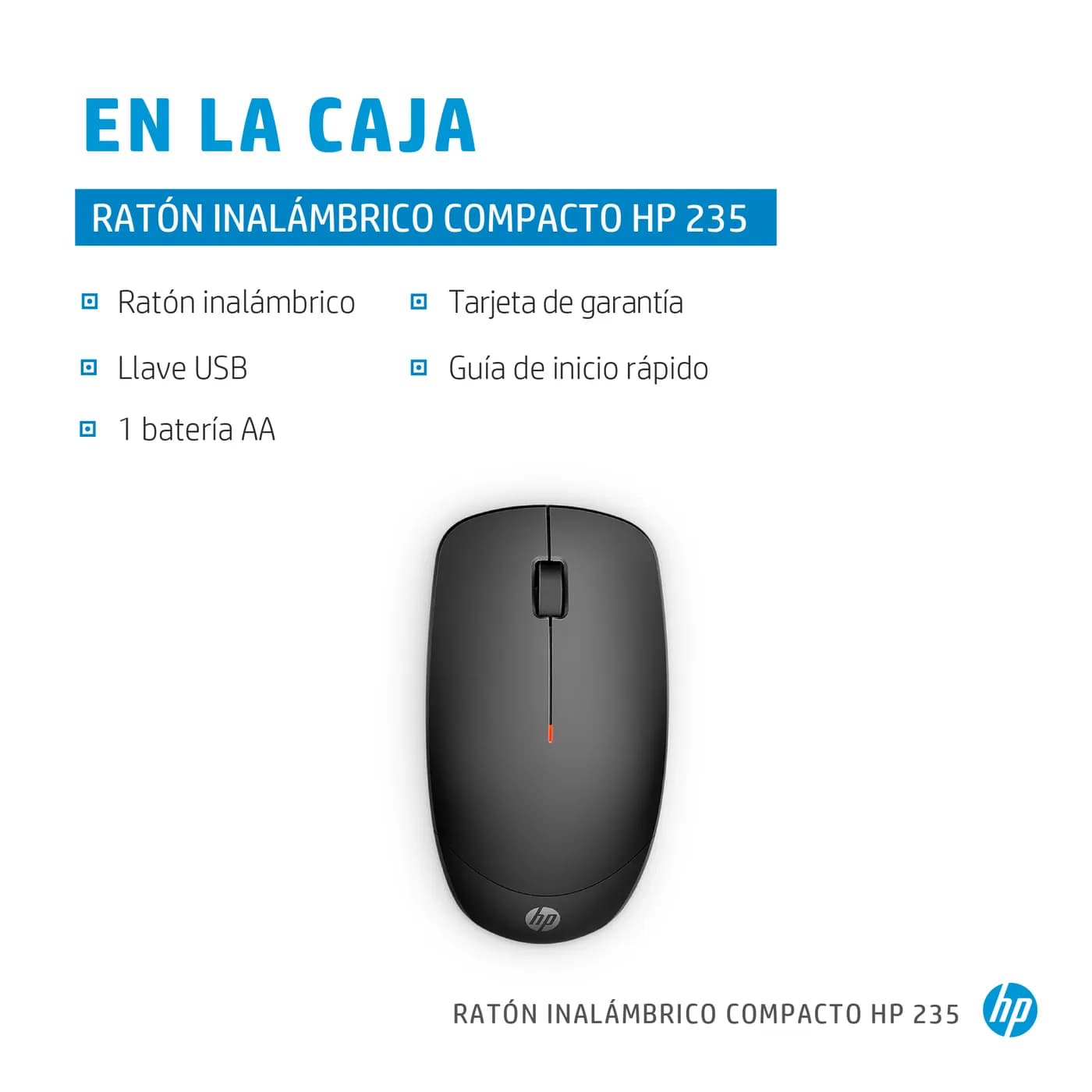 HP Mouse inalámbrico compacto 235 3