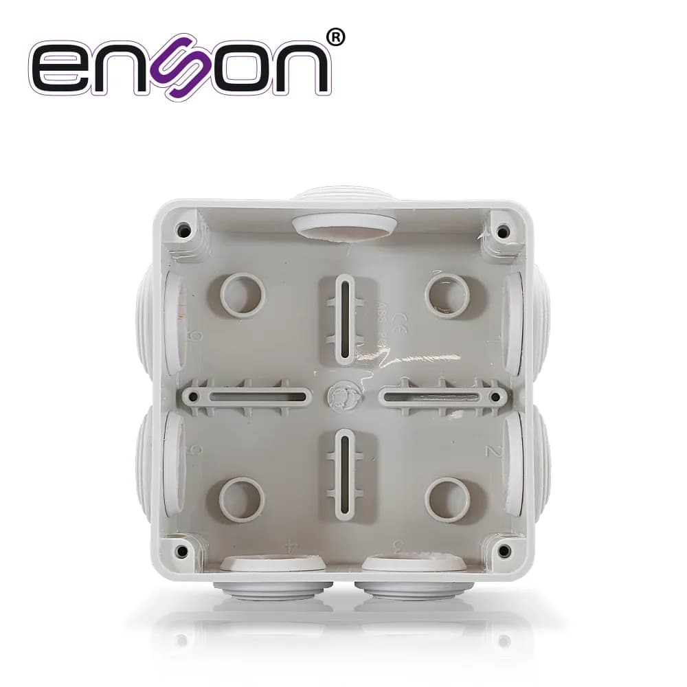 CAJA DE PLASTICO ENSON ENS-PCB1010 100X100X50 MM CON SELLO DE GOMA GRA 4