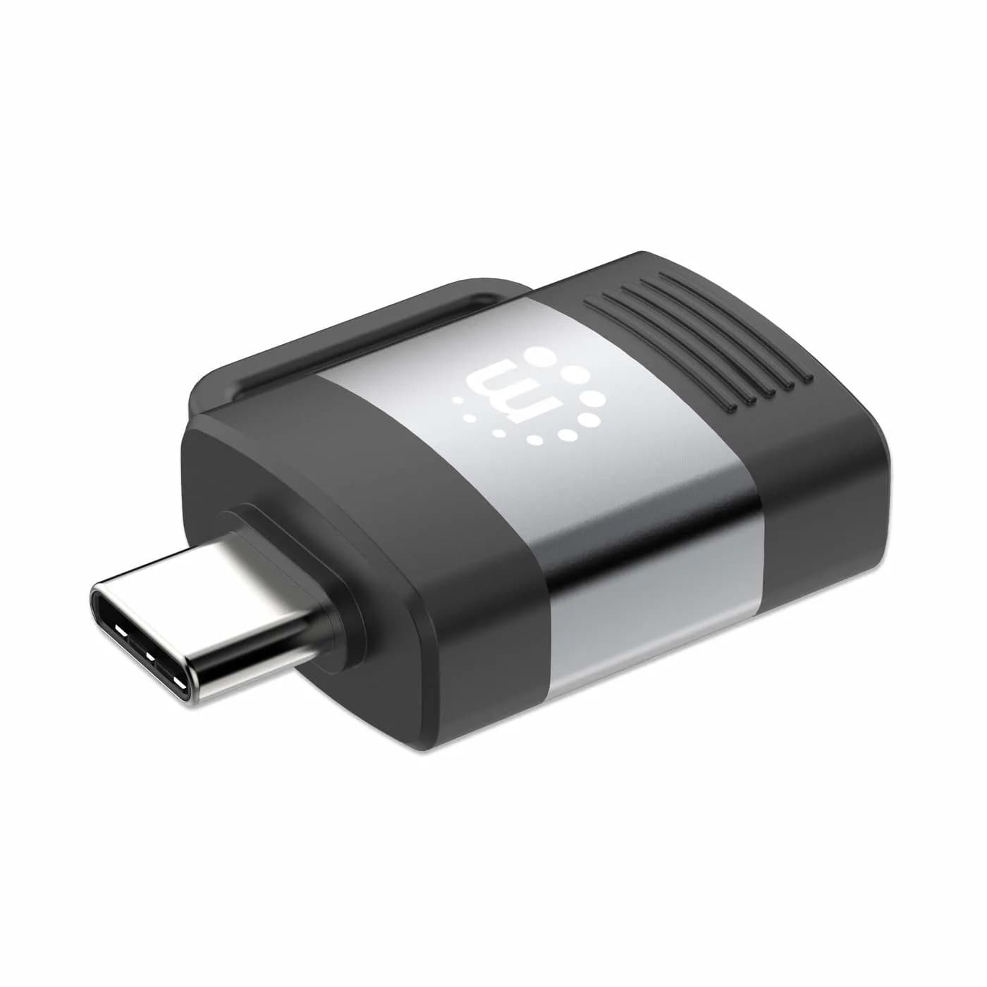 Manhattan 356312 cambiadores de género de cables USB-A USB-C Negro, Gr 2