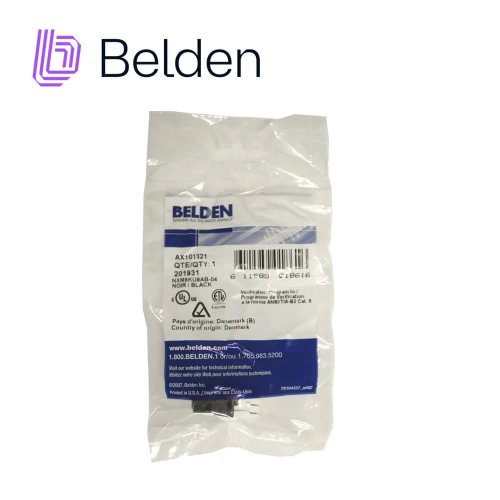 CONECTOR MODULAR JACK CAT6+ RJ45 BELDEN AX101321 / KEYCONNECT / INTERI 5