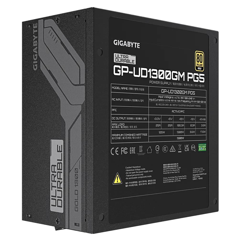 GIGABYTE UD1300GM PG5 unidad de fuente de alimentación 1300 W 20+4 pin 5