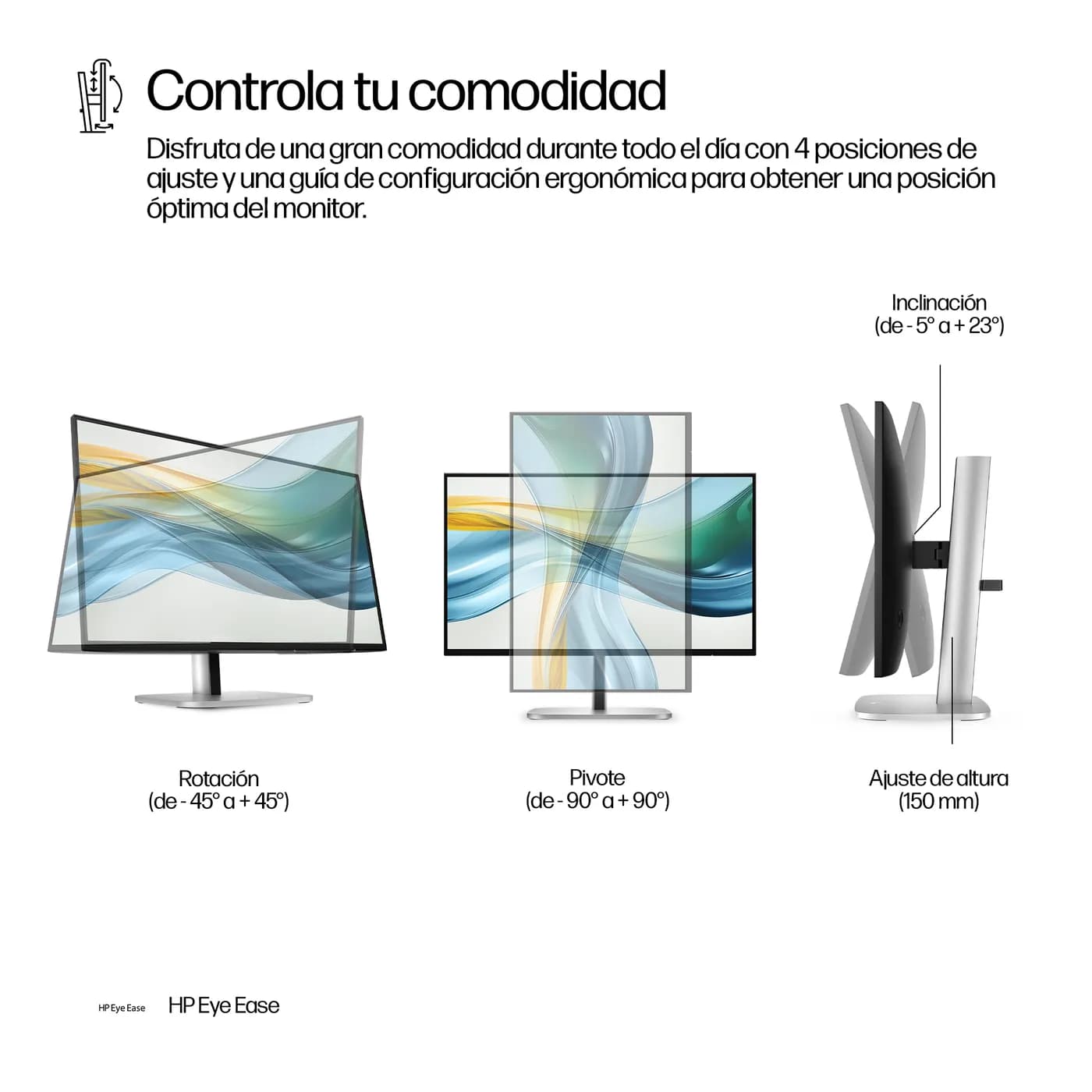 HP Series 5 Pro Monitor USB-C Full HD de la serie 5 Pro de 23,8" y 524 9